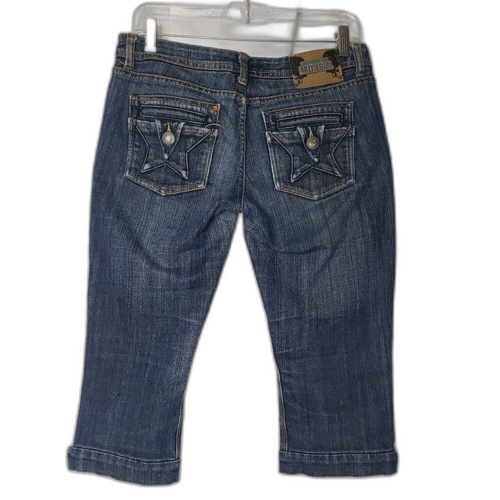 BROOKLYN GIRL Capri Cropped Denim Jeans Juniors Size 7